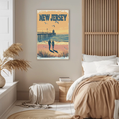 New Jersey Vintage Poster