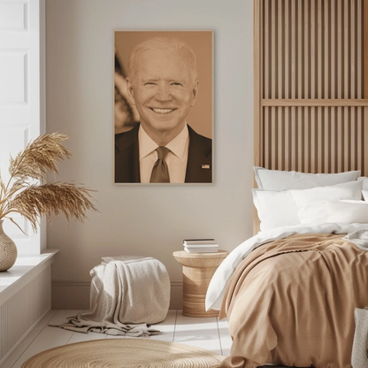 Joe Biden 46th President Sepia Photo