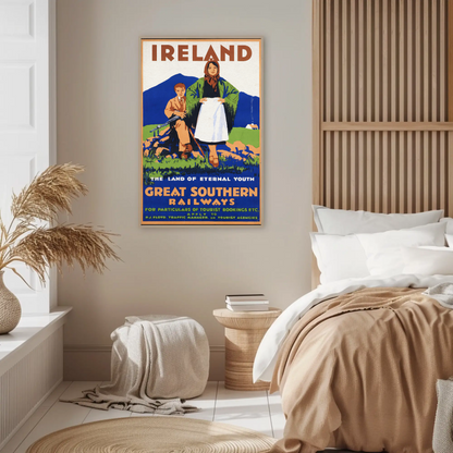 Vintage Poster - Ireland Land of Eternal Youth