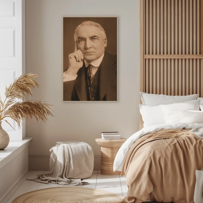 Warren Harding 29th President Sepia Photo