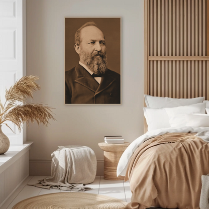 James Garfield 20th President Sepia Photo