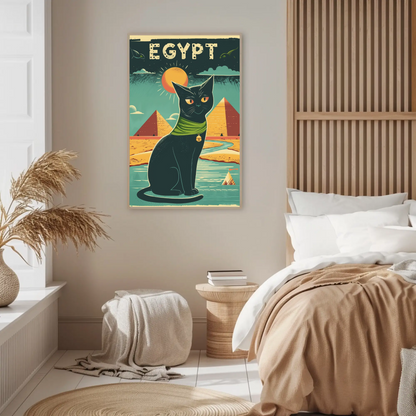 Egyptian Cat Mystique Poster