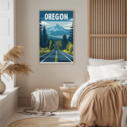 Oregon Vintage Poster