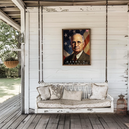Harry Truman 33rd President Of The United States Portrait