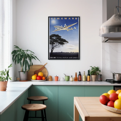 KLM Homeward Poster