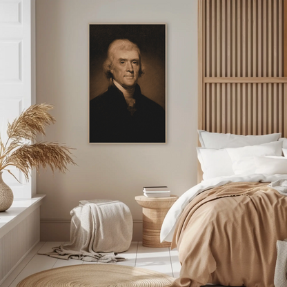 Thomas Jefferson 3rd President Sepia Photo