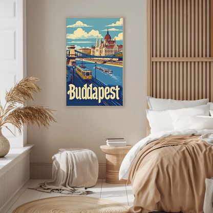 Budapest Cityscape Poster