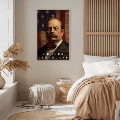 Grover Cleveland 22nd President Of The United States Portrait