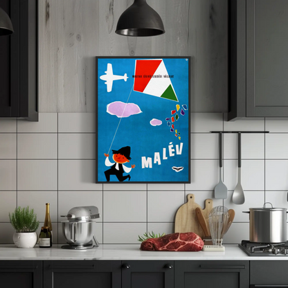 Hungarian Airlines Malev Poster