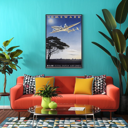 KLM Homeward Poster