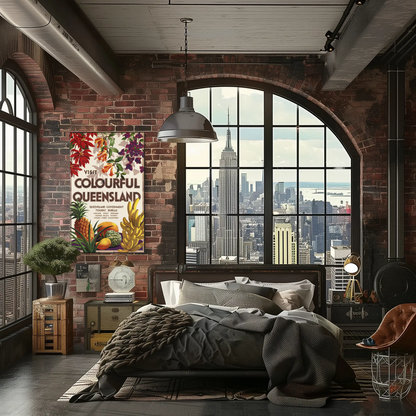 Visit Colourful Queensland Poster