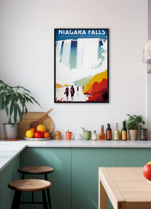 Niagara Falls State Park New York Vintage Poster