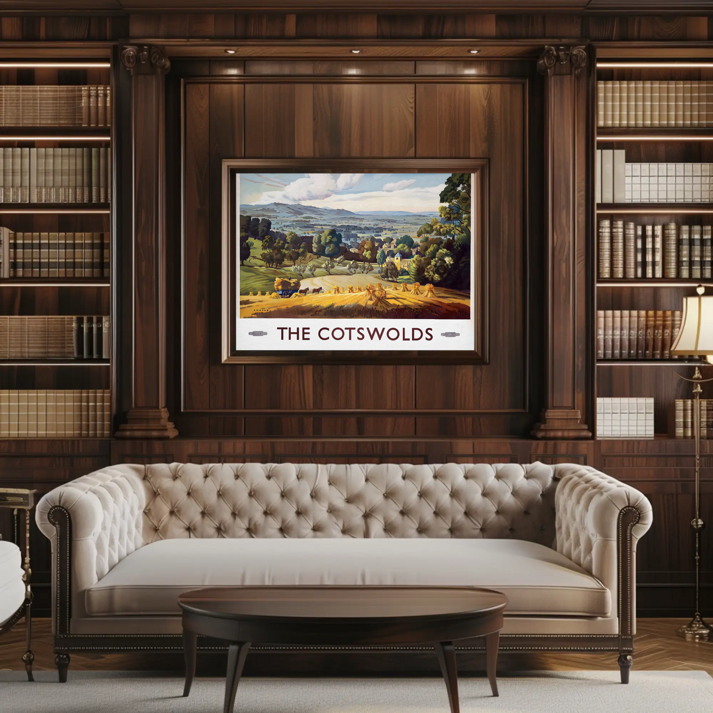 The Cotswolds - See Britain by Train Poster