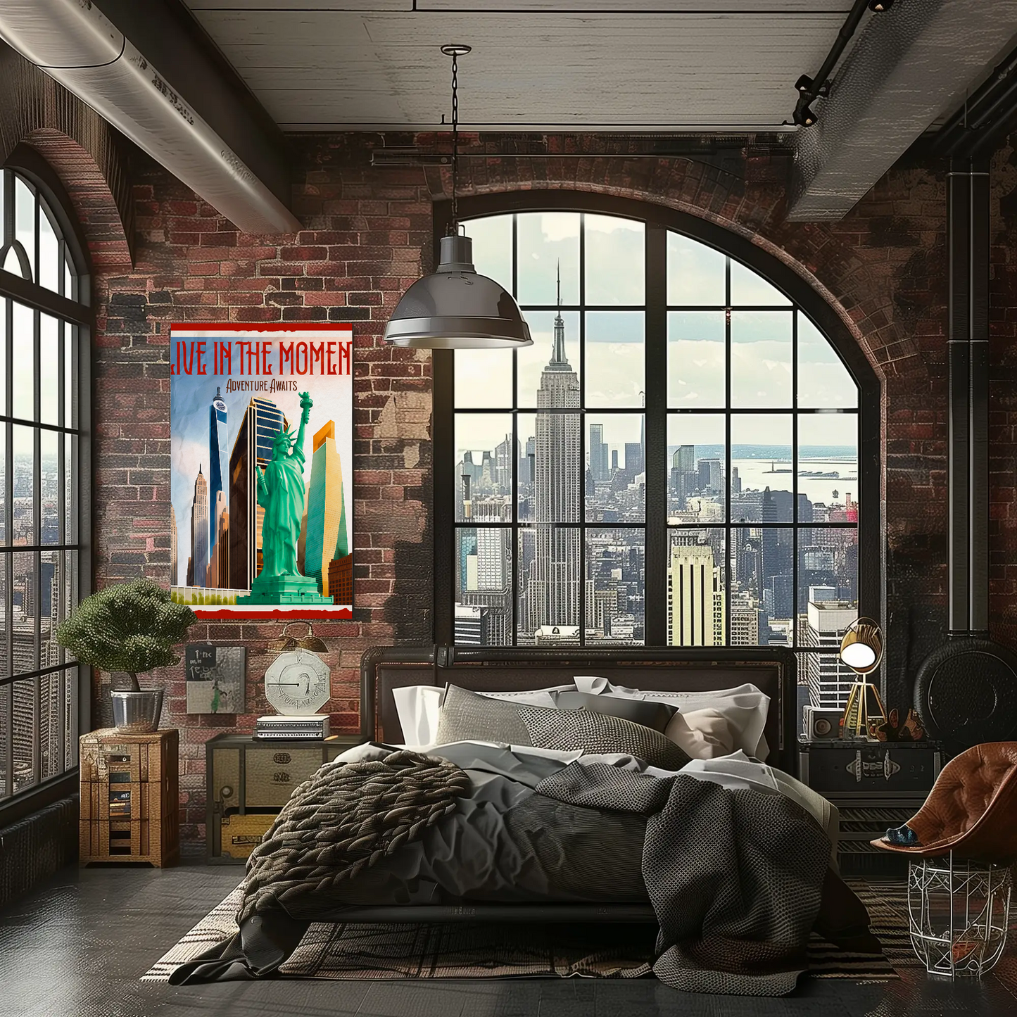 Vintage Poster New York City Liberty