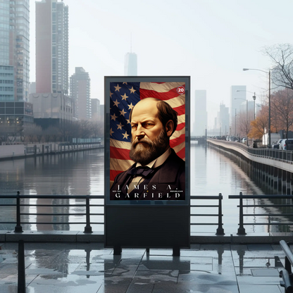 James Garfield 20th President Of The United States Portrait