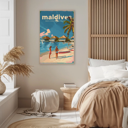 Maldives Tropical Paradise Poster