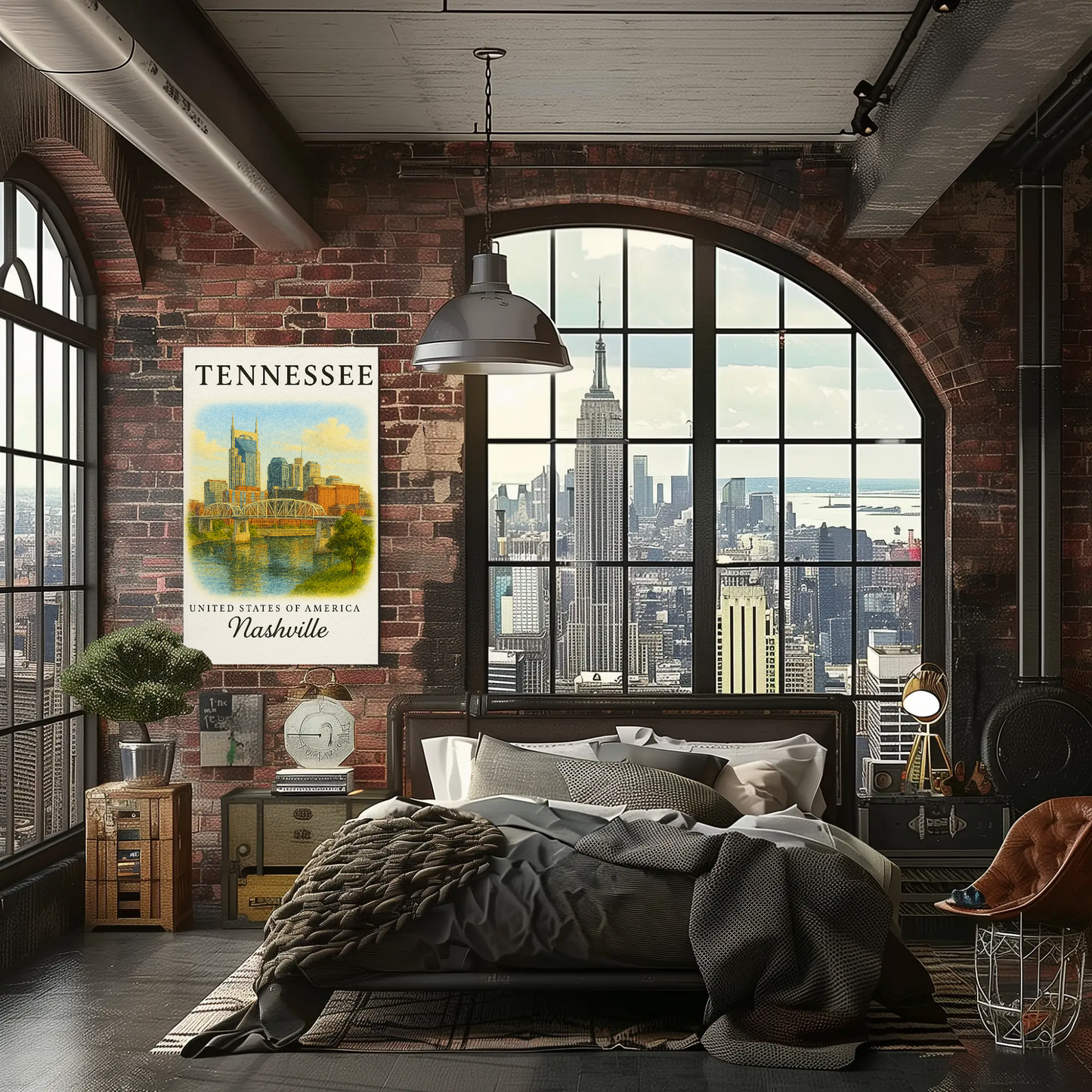 Tennessee, Nashville 2 Signature Series Vintage Travel Poster