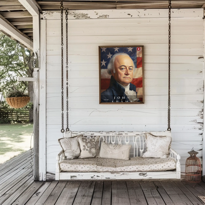John Adams 2nd President Of The United States Portrait