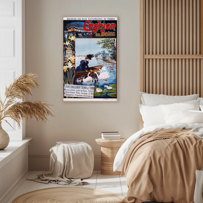 Enghien les Bains Vintage Poster