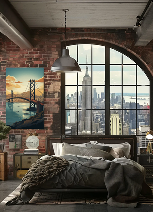 San Francisco Bay Bridge Poster