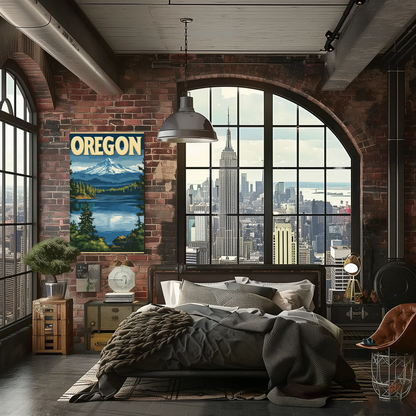 Oregon Vintage Poster