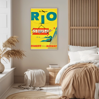 Rio Braniff International Airways Poster