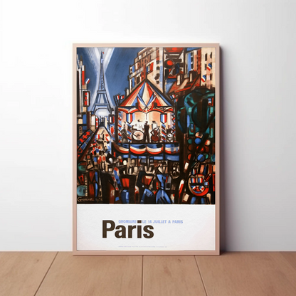 Paris – Bastille Day Celebration Poster