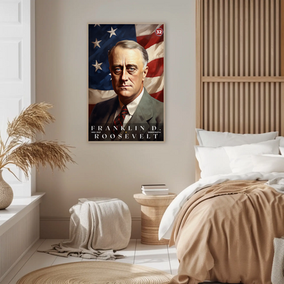 Franklin Roosevelt 32nd President Of The United States Portrait