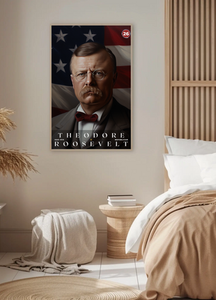 Theodore Roosevelt 26th President Of The United States Portrait