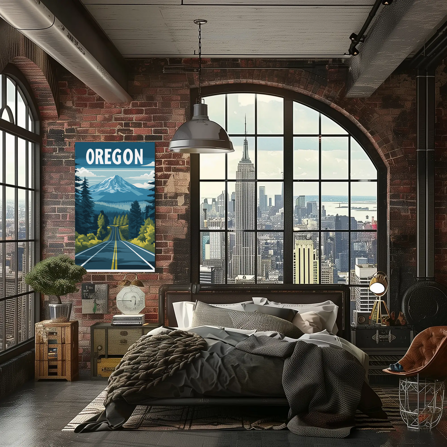 Oregon Vintage Poster
