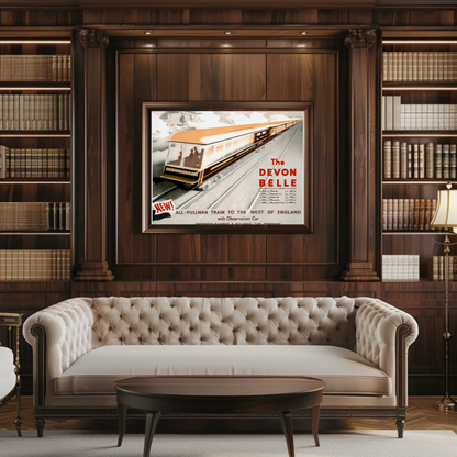The Devon Belle Train Poster