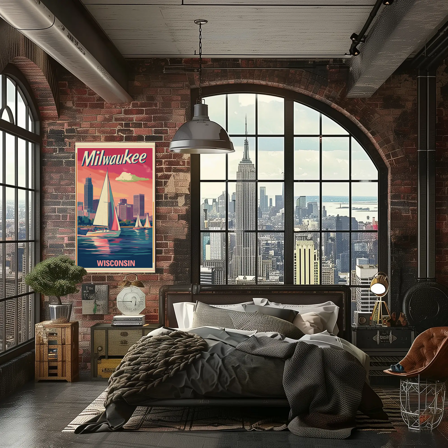 Milwaukee Vintage Poster