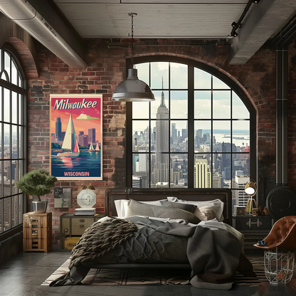 Milwaukee Vintage Poster