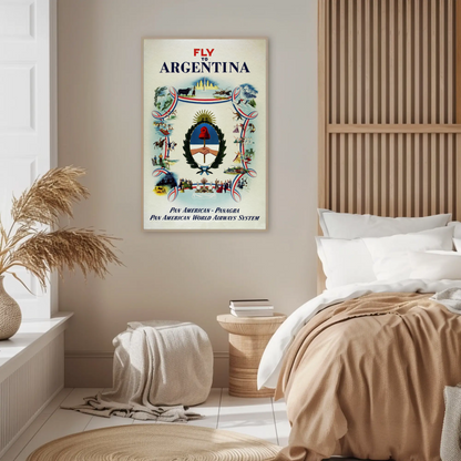 Fly to Argentina Poster