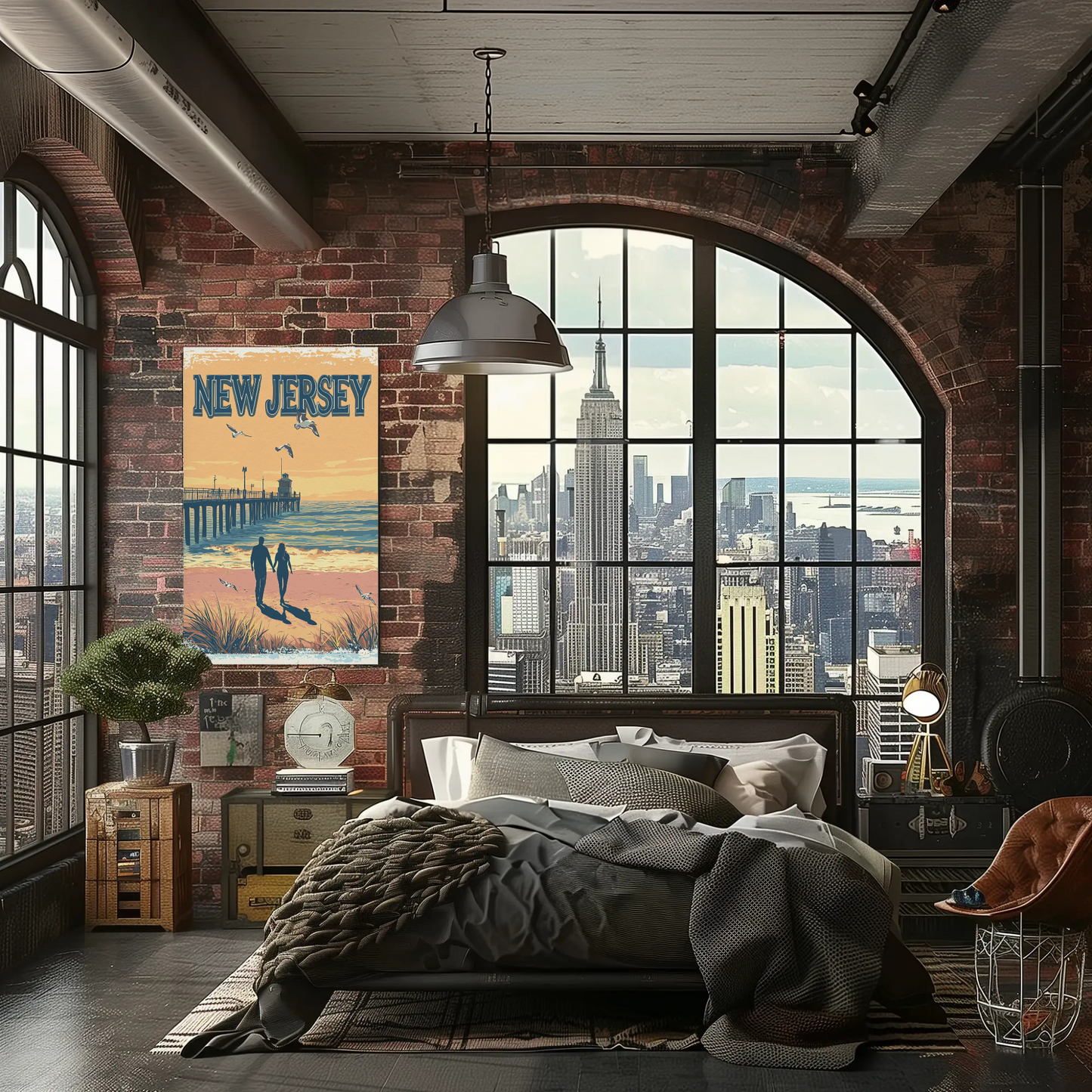 New Jersey Vintage Poster