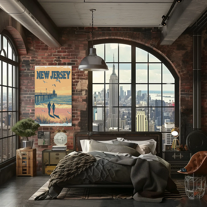 New Jersey Vintage Poster