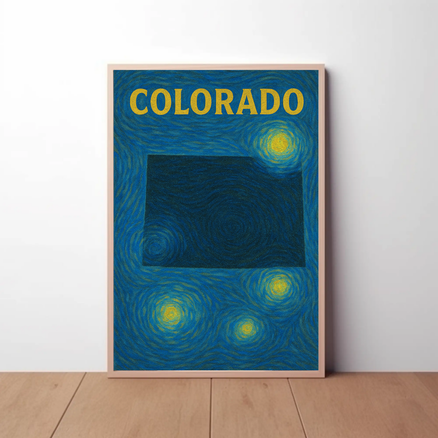 Colorado Starry Night Poster