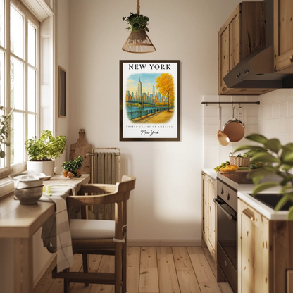 New York, New York Signature Series Vintage Travel Poster