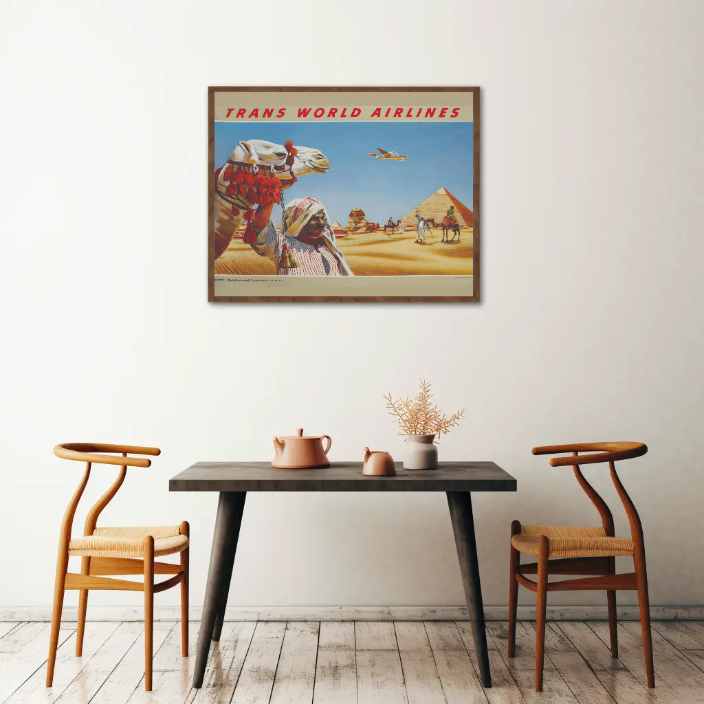 Egypt - Sphinx and Pyramids at Giza Poster