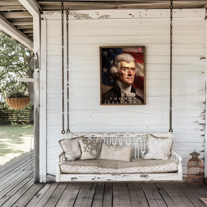 Thomas Jefferson 3rd President Of The United States Portrait