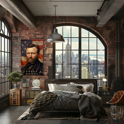 Ulysses S. Grant 18th President Of The United States Portrait