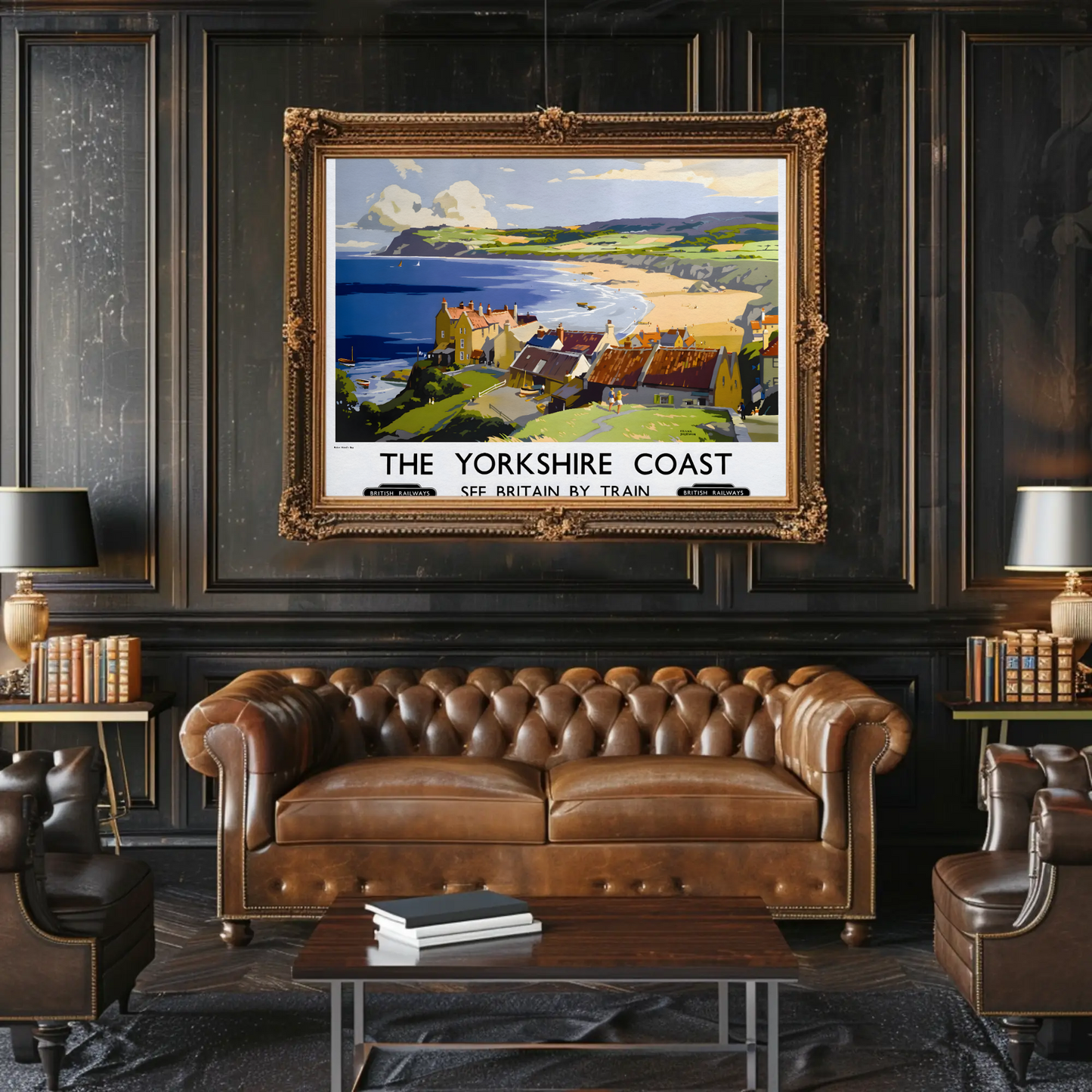The Yorkshire Coast - See Britain by Train Poster