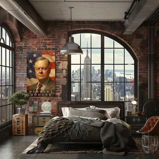Herbert Hoover 31st President Of The United States Portrait