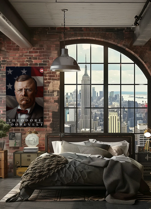 Theodore Roosevelt 26th President Of The United States Portrait