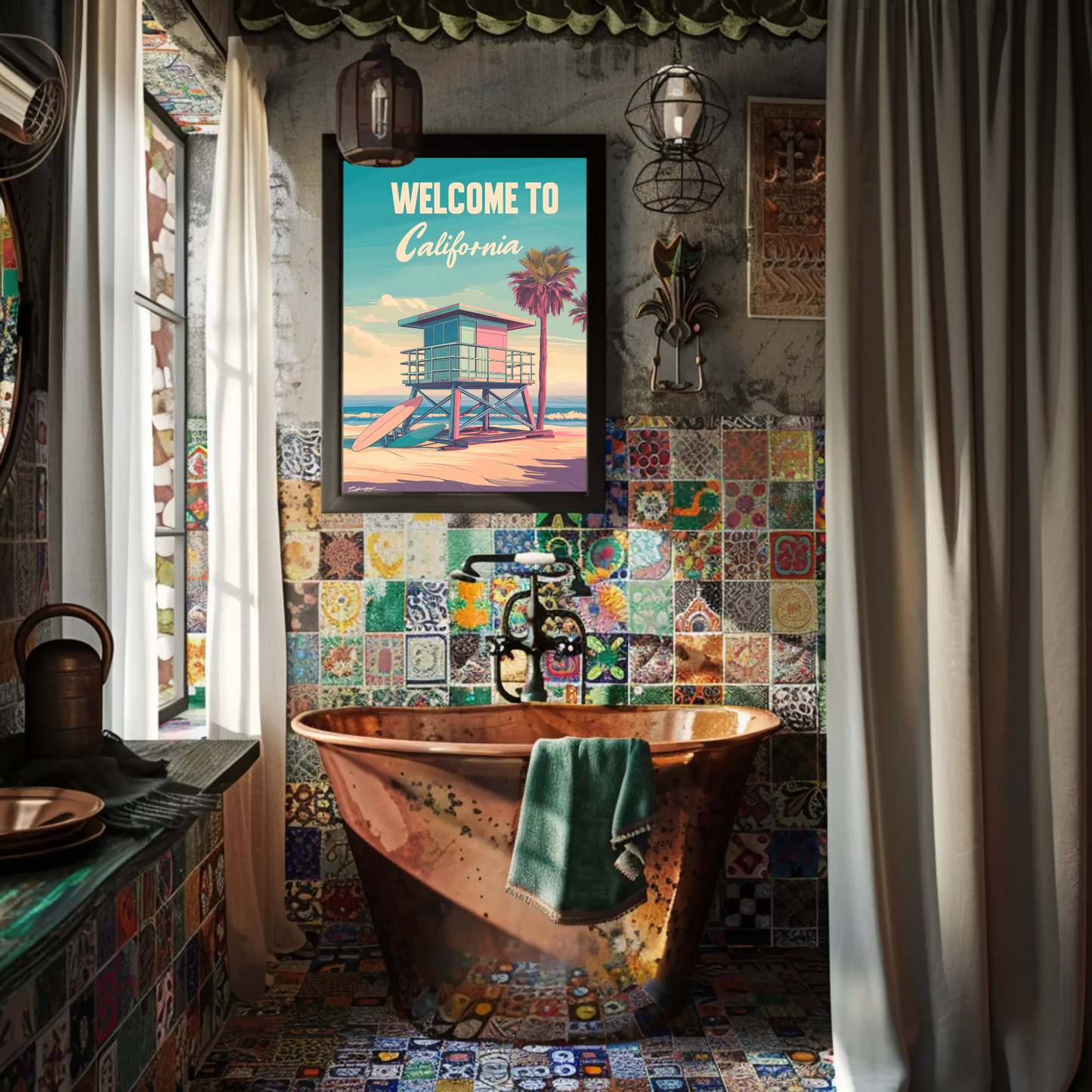 Welcome to California Poster