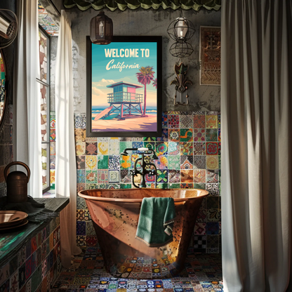 Welcome to California Poster