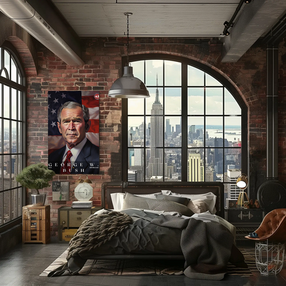 George W. Bush 43rd President Of The United States Portrait