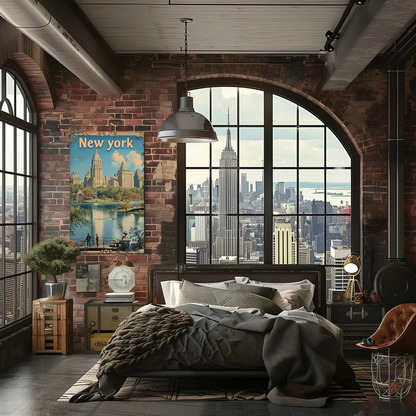 New York Central Park Poster Print