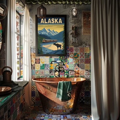 Alaskan Scenic Railroad Poster