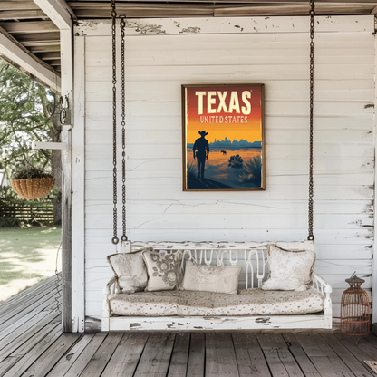 Texas Vintage Poster